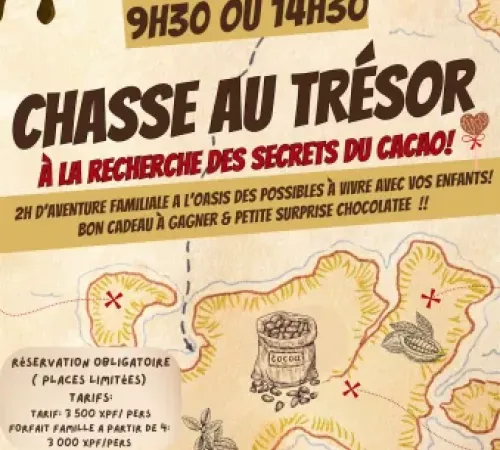 Chasse au trésor: à la recherche des secrets du cacao