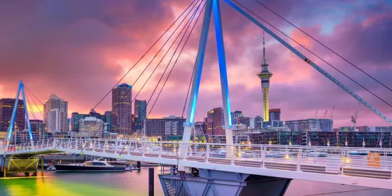 Auckland sunset Auckland sunset