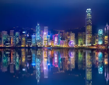 Hong Kong de nuit Hong Kong Ville de nuit Lumières Couleurs